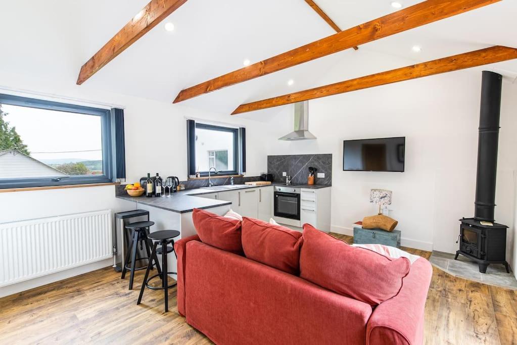 A Cornish Cabin In The Tamar Valley Gunnislake Exteriör bild